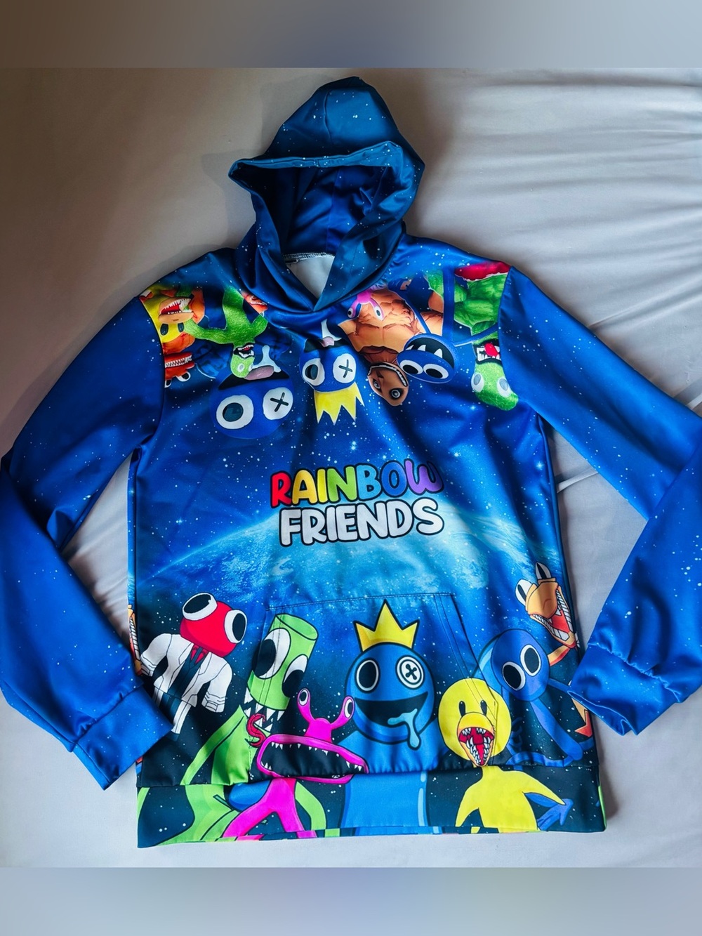 Rainbow Friends Blue Graphic Hoodie